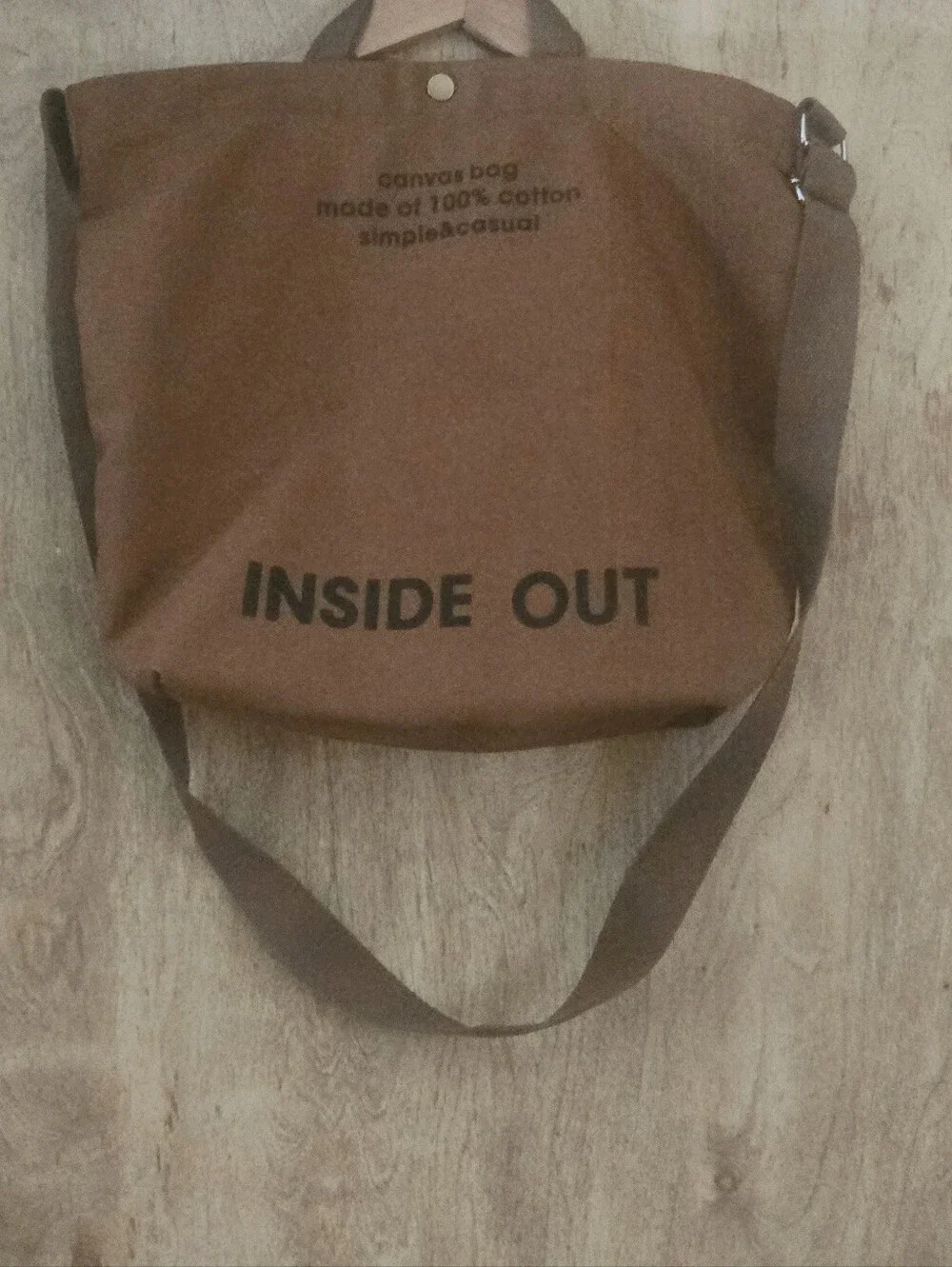 Inside Out Tote Shoulder Bag